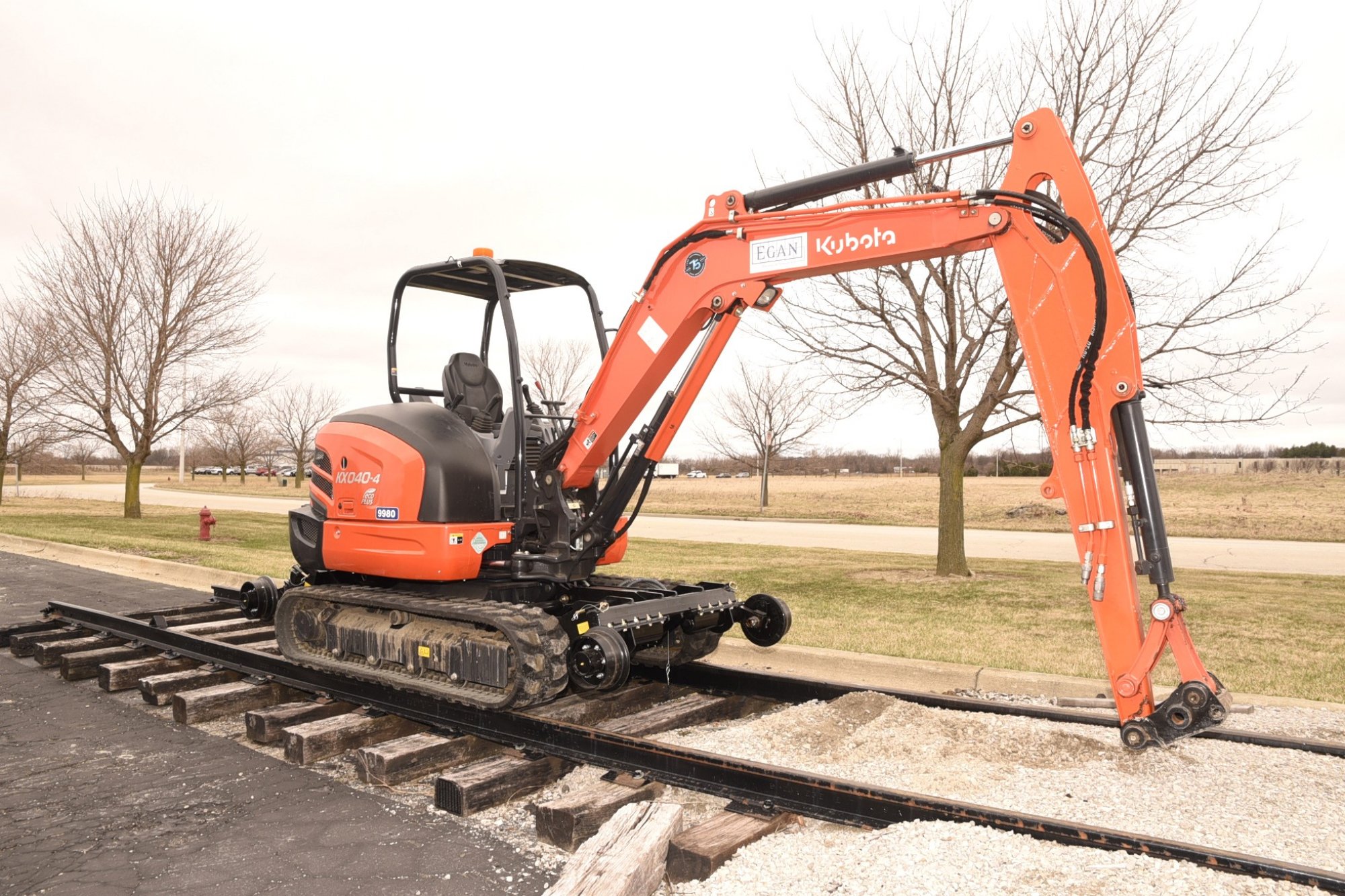 3333 Rail Gear for Mini Rubber Track Excavator - Non Driving